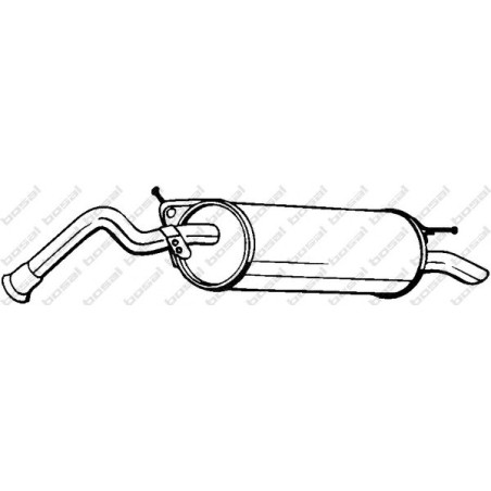 Koncový tlmič výfuku BOSAL 228-083