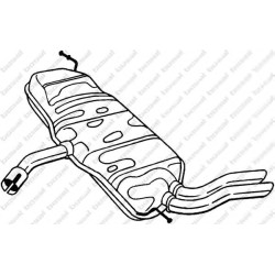 Koncový tlmič výfuku BOSAL 227-003
