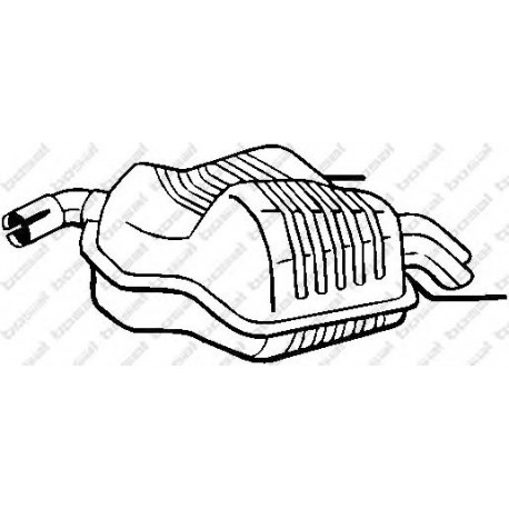 Koncový tlmič výfuku BOSAL 215-003