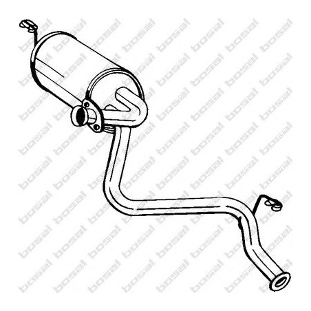Koncový tlmič výfuku BOSAL 210-841
