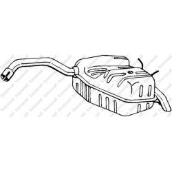Koncový tlmič výfuku BOSAL 200-549