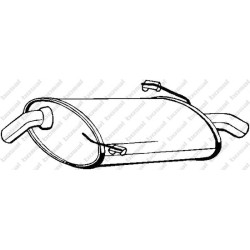 Koncový tlmič výfuku BOSAL 190-907