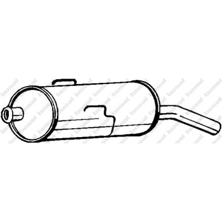Koncový tlmič výfuku BOSAL 190-797