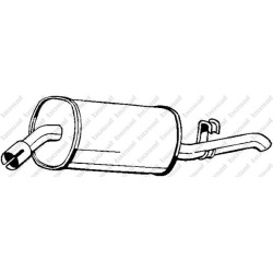 Koncový tlmič výfuku BOSAL 185-047