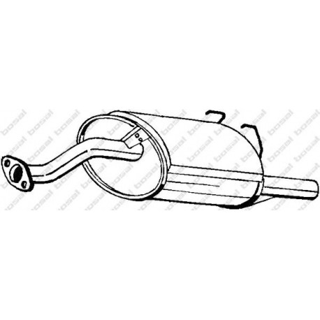 Koncový tlmič výfuku BOSAL 163-049