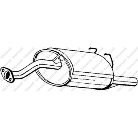 Koncový tlmič výfuku BOSAL 163-049