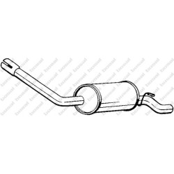 Koncový tlmič výfuku BOSAL 154-719