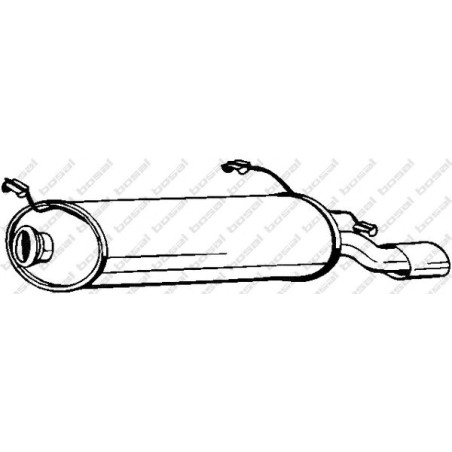 Koncový tlmič výfuku BOSAL 135-863