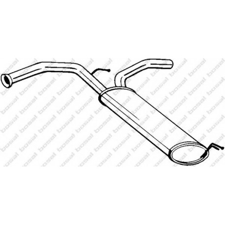 Koncový tlmič výfuku BOSAL 135-723