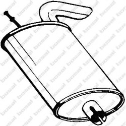 Koncový tlmič výfuku BOSAL 130-205