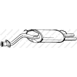 Koncový tlmič výfuku BOSAL 115-851