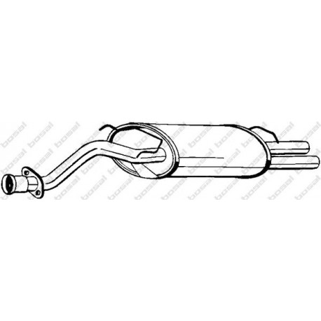Koncový tlmič výfuku BOSAL 115-851
