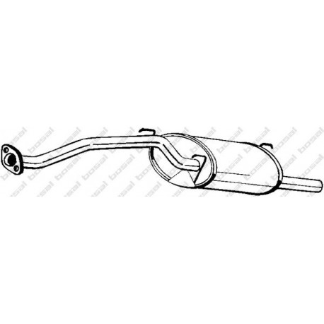 Koncový tlmič výfuku BOSAL 115-823