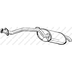 Koncový tlmič výfuku BOSAL 115-761