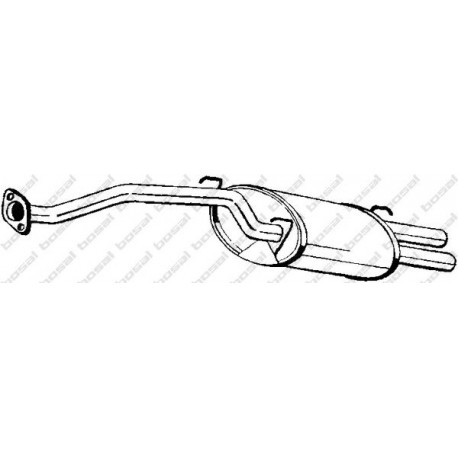 Koncový tlmič výfuku BOSAL 115-753