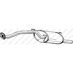 Koncový tlmič výfuku BOSAL 115-749
