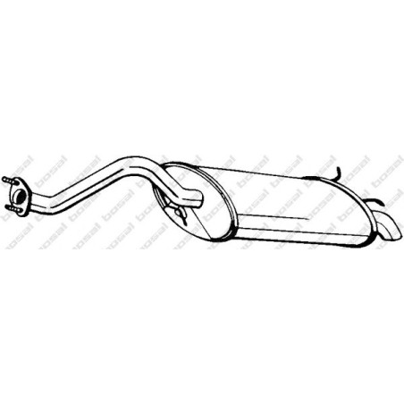 Koncový tlmič výfuku BOSAL 115-319