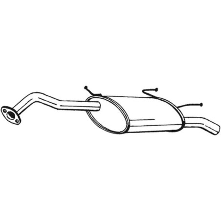 Koncový tlmič výfuku BOSAL 145-217
