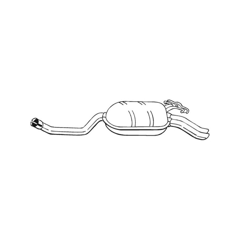 Koncový tlmič výfuku BOSAL 175-339