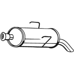 Koncový tlmič výfuku BOSAL 190-005