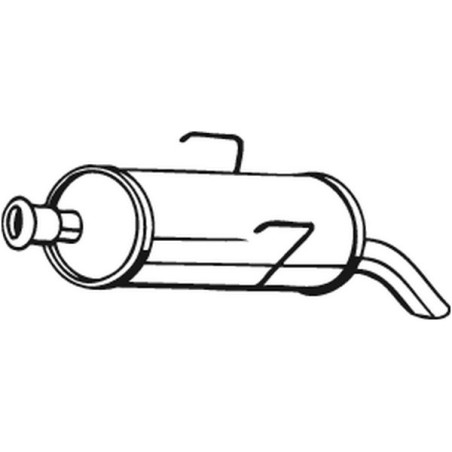 Koncový tlmič výfuku BOSAL 190-115