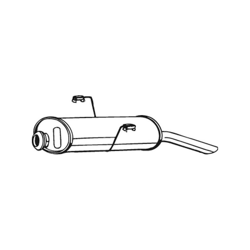 Koncový tlmič výfuku BOSAL 190-227