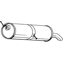 Koncový tlmič výfuku BOSAL 190-605