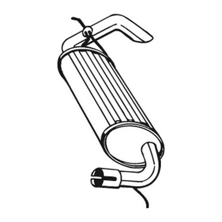 Koncový tlmič výfuku BOSAL 211-395
