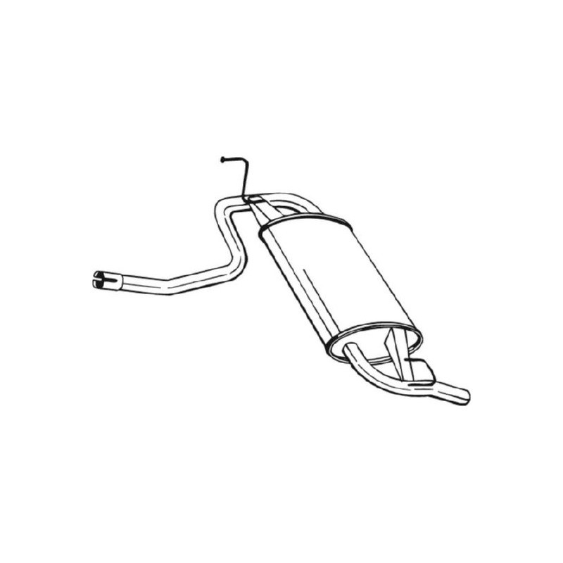 Koncový tlmič výfuku BOSAL 219-133