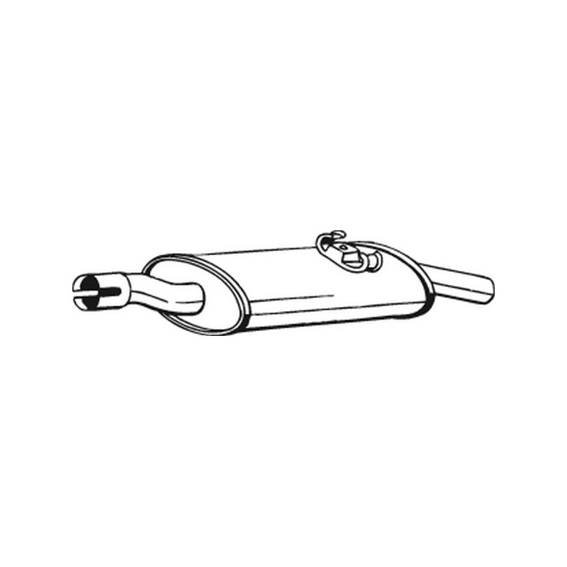 Koncový tlmič výfuku BOSAL 233-279