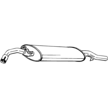 Koncový tlmič výfuku BOSAL 233-409