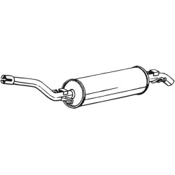 Koncový tlmič výfuku BOSAL 278-013