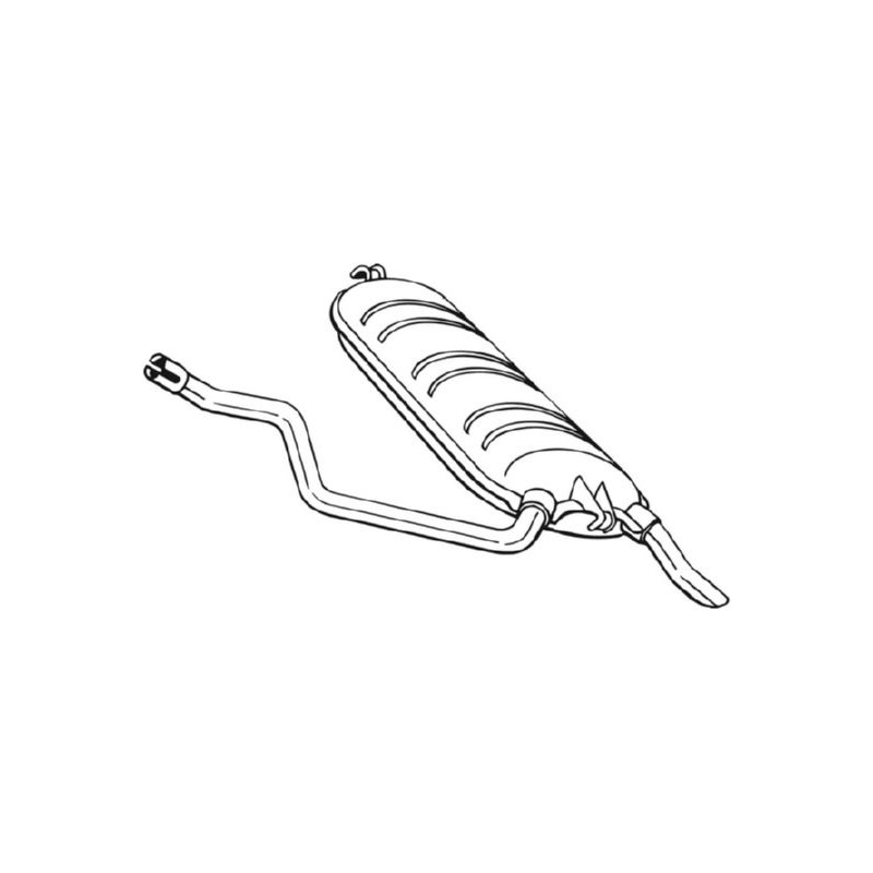 Koncový tlmič výfuku BOSAL 278-235