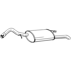Koncový tlmič výfuku BOSAL 278-583