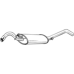 Koncový tlmič výfuku BOSAL 279-411