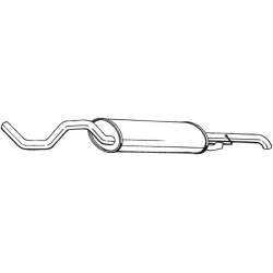Koncový tlmič výfuku BOSAL 281-533