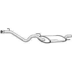 Koncový tlmič výfuku BOSAL 282-373