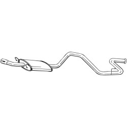 Koncový tlmič výfuku BOSAL 284-081
