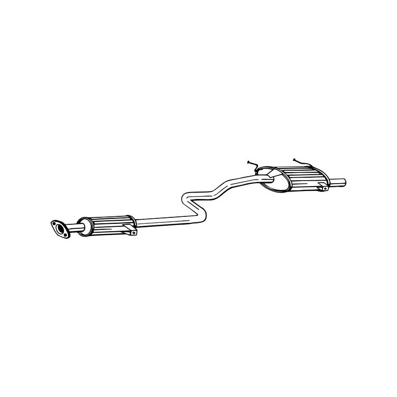 Koncový tlmič výfuku BOSAL 287-101