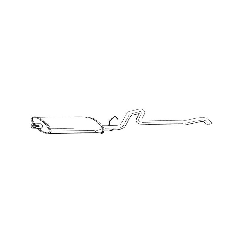 Koncový tlmič výfuku BOSAL 287-183