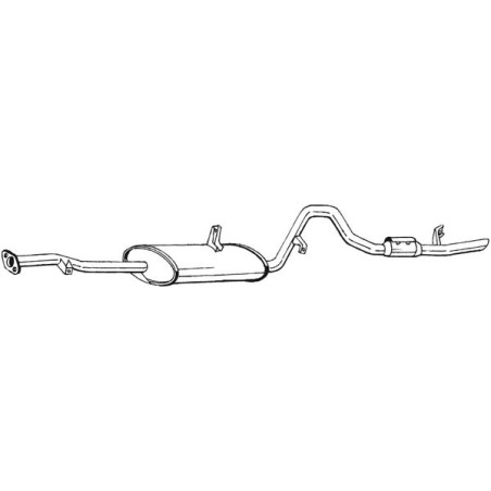 Koncový tlmič výfuku BOSAL 289-775