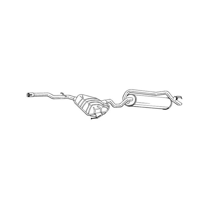 Koncový tlmič výfuku BOSAL 292-117