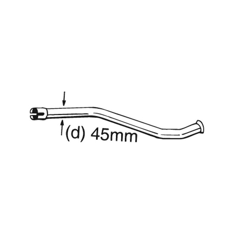 Opravné potrubie pre Katalyzátor BOSAL 889-150