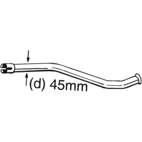 Opravné potrubie pre Katalyzátor BOSAL 889-150