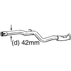 Opravné potrubie pre Katalyzátor BOSAL 889-159