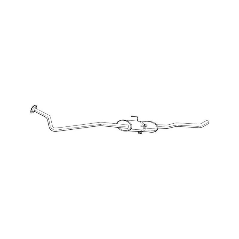 Predný tlmič výfuku BOSAL 292-223