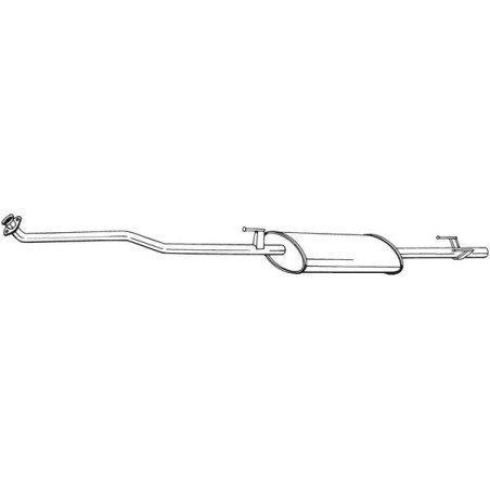 Predný tlmič výfuku BOSAL 294-217