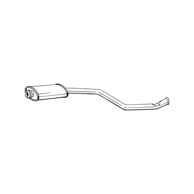 Stredný tlmič výfuku BOSAL 279-101