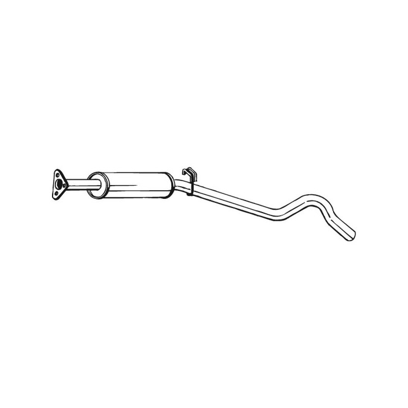 Stredný tlmič výfuku BOSAL 279-109