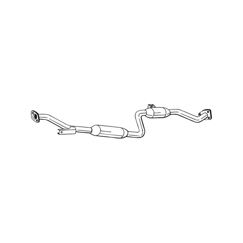 Stredný tlmič výfuku BOSAL 282-743